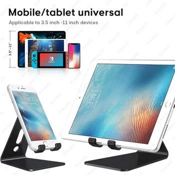 

Universal tablet desktop stand for iPad 7.9 9.7 10.5 11-inch metal rotating tablet stand, suitable for Samsung Xiaomi Huawei pho