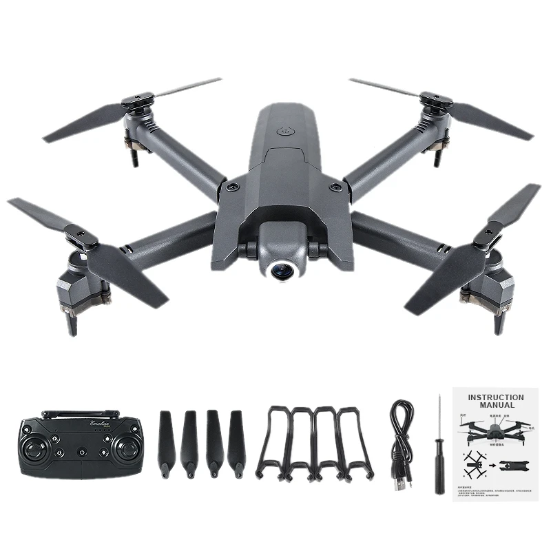 Радиоуправляемый Дрон Квадрокоптер с 1080P HD WiFi FPV камерой Режим высокой фиксации Квадрокоптер складной рычаг вертолет детские игрушки