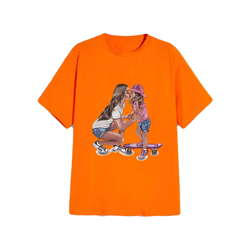 DIY Heat Transfer Patches Mom Girl Boy Printing Patches On Clothes Super Mom Dad Queen Stickers On T-shirt Dresses Jeans