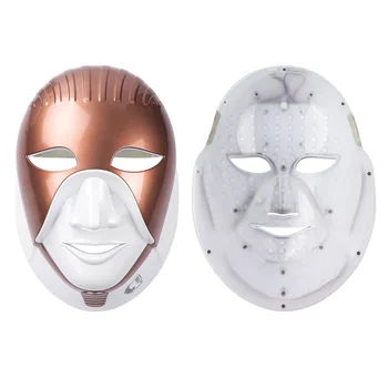 

Rechargeable 7 Colors Led Mask For Skin Care Led Facial Mask With Neck Egypt Style Photon Therapy Face Beauty Rejuvenation