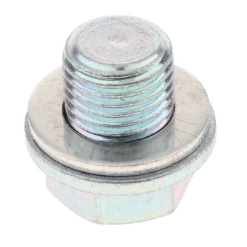 

M14x12mm Magnetic Engine Oil Pan Drain Sump Plug Bolt Screw with Washer Fits for Honda Accord