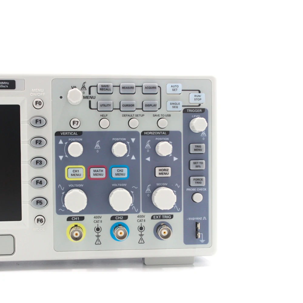 Hantek DSO5202P цифровой осциллограф 200 МГц 2 канала 1GSa/s USB Ручной большой дисплей
