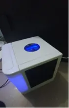 Miniaire acondicionado portátil USB, Humidificador purificador, ventilador de refrigeración de aire de escritorio, 7 colores, para oficina y habitación
