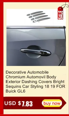 Automovil Автомобильная Модифицированная ручка переключения скоростей дверная ручка ручного тормоза интерьер лишащие молдинги украшения крышки отделка 18 19 для Buick GL6