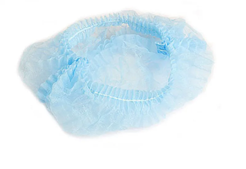 10Pcs Disposable Cap Hat Dust-proof Strip Hood Beauty Salon Cap Protection Cap Bathroom Supplies Eyebrow Tattooing Catering Hat 5
