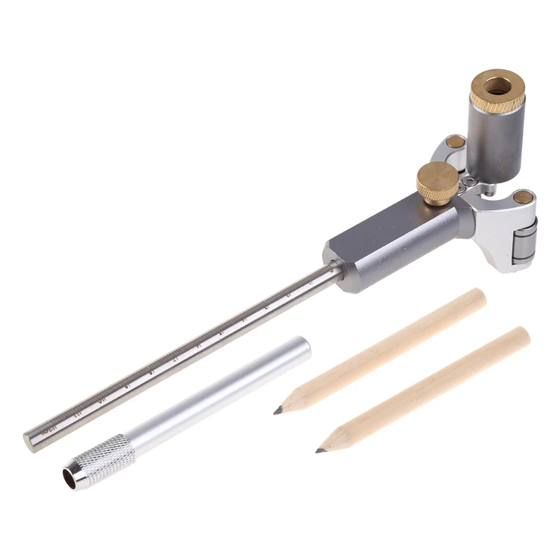 Woodworking Linear Arc Dual-purpose Scriber Ruler Parallel Line Drawing Measuring Gauge DIY Wood Scribe Tools | Инструменты