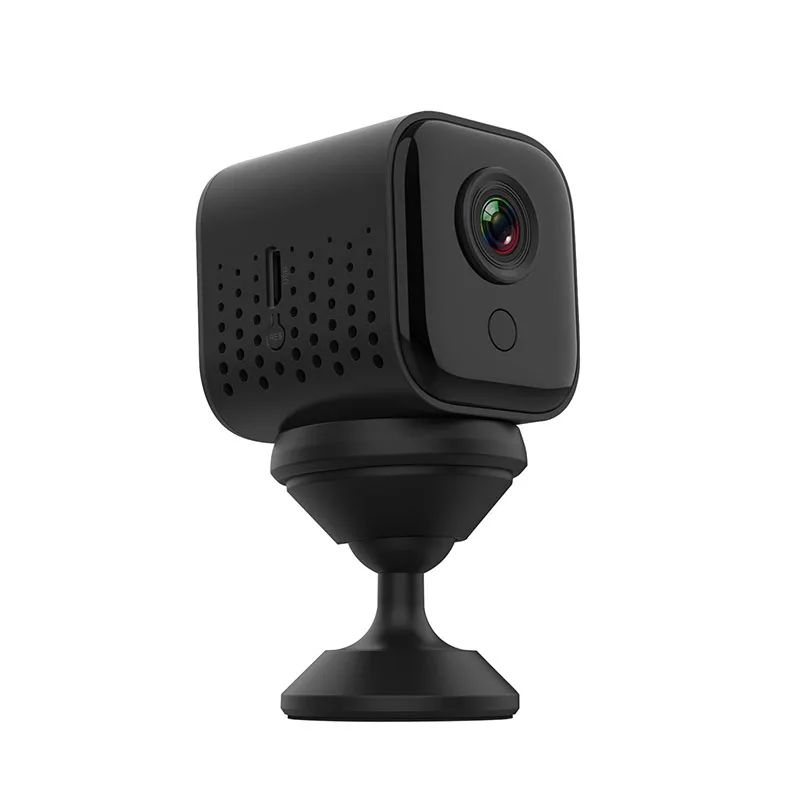 Мини-камера для домашней безопасности, беспроводная Wi-Fi, HD IP, 1080 P, ночное видение, телефон, удаленное приложение, камера безопасности с кронштейном