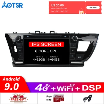 

Android 9.0 Car DVD Player GPS Navigation For TOYOTA Toyota Corolla IHD 2016Radio Stereo Recorder Multimedia Player headunit dsp