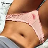 TERMEZY Women Sexy Lace Lingerie Temptation Low-waist Panties Fruit Ins Embroidery Transparent Briefs Seamless Sweet Underwear ► Photo 1/6