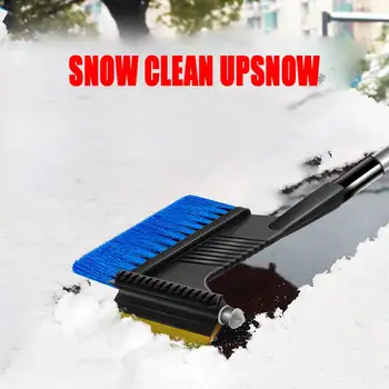 

New aluminum retractable snow brush ice scraper Winter car with a hammer snow removal tool ice shovel Detachable shovel