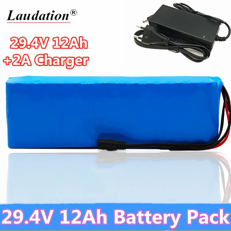 Laudation 7S4P 24v 12Ah аккумулятор 250w 29,4 V 12000mAh литий-ионный аккумулятор подходит для инвалидных колясок Мотор мощность Электрический велосипед