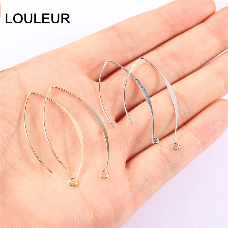 Wire-Settings Earrings-Accessories Findings-Ear-Hook Jewelry Making V-Shaped-Earring