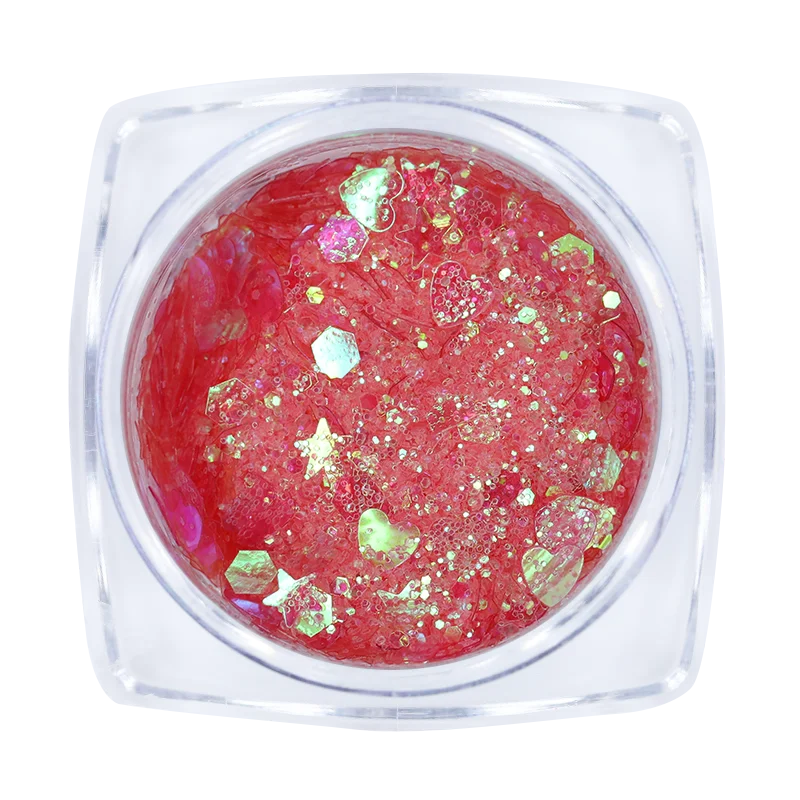 Многоцветный Ur Sugar Star голографический блестящий для ногтей Блестки Серебряные Красочные наконечники блестящие, дизайн ногтей украшения для салона дома DIY - Цвет: Многоцветный