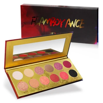 

12 Color Plum Eyeshadow Pallete Glitter Shimmer Matte Eye Shadow Pigment Cosmetics Makeup Palette Professional