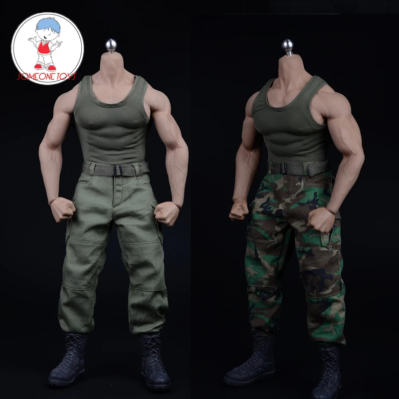 1/6 Male Soldier Figure Modern Pants Model Tactical Jeans Accessories Collection 