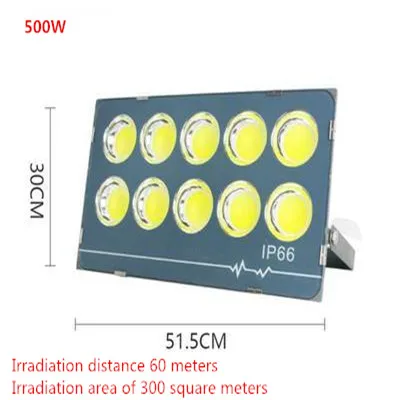 Светодиодный светильник-Прожектор супер яркий рабочий светильник IP66 водонепроницаемый уличный Ландшафтный прожектор светильник s 50 Вт 100 Вт 200 Вт садовый яркий рабочий светильник
