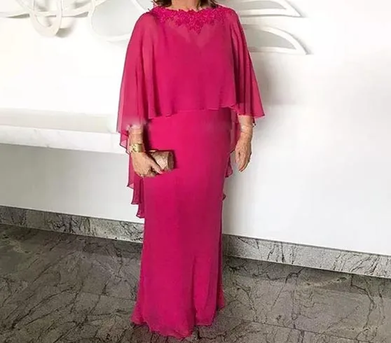 Fuchsia 2019 Moeder Van De Bruid Jurken Schede Chiffon Applicaties Plus Size Lange Bruidegom Moeder Jurken Voor Bruiloften Fuchsia 2019 Moeder Van De Bruid Jurken Schede Chiffon Applicaties Plus Size Lange Bruidegom Moeder Jurken Voor Bruiloften