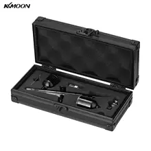 KKmoon Профессиональный Многоцелевой 0,3 мм распылитель для гравитации подачи двойного действия Аэрограф набор с 8,4 мл и 12,7 мл жидкости чашки