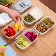 Портативный здоровый материал Ланч-бокс 2 слоя пшеничной соломы Bento коробки микроволновая посуда пищевой контейнер для хранения фруктов пищевой ящик