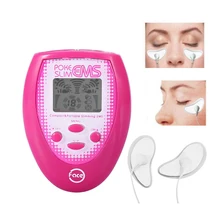 Электрический массажер для лица, для похудения, массаж лица, электронная стимуляция мышц+ 2 шт. электрода, наклейка для лица+ 2 наклейки для щек