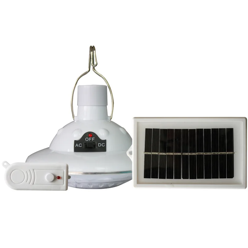 Solar 22led round remote control lamp camping light split floodlight remote control Rechargeable