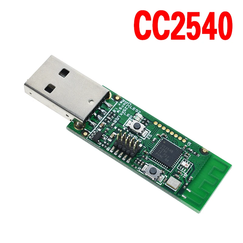 TECNOIOT 2pcs Zigbee CC2531 Sniffer Bare Board Packet Protocol Analyzer Module USB Dongle