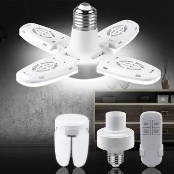 

Under Ceiling Fan LED Lamp Mini Fan Blade LED Light Bulb E27 Remote Control Bedroom Ceiling Lamp for Home Super Bright 85-265V