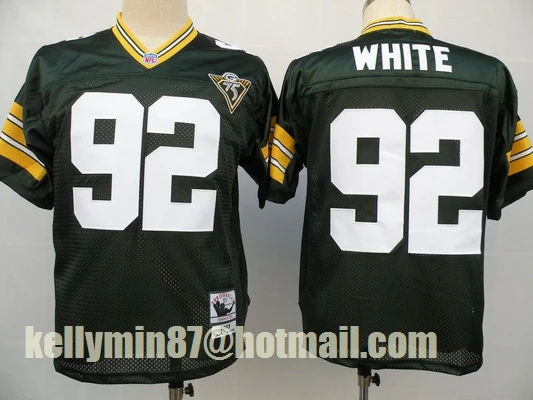 Green Bay s, Реджи Уайт, Бретт фэйр, Барт Старр, Рей нитшке, Аарон Роджерс, Дональд Драйвер, пол хорнунг, Возврат Джерси - Цвет: Красный