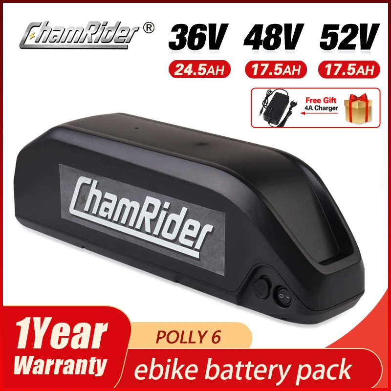 Original 48V 52V ebike Battery Polly Downtube 36V 20AH 30A 40A BMS 350W 500W 750W 1000W 1500W 18650 Cell BBS02 BBSHD bafang | Спорт и