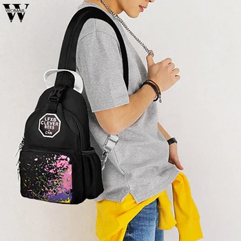 

Men Women Hot Backpack Chest Pack Single Shoulder Messenger Leisure Bag Backpack Charging Travel Bag Backpack High Quality
