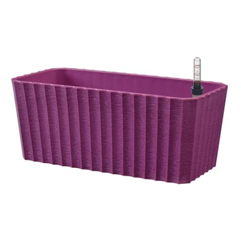 

Creative Rectangular Flower Pot Succulent Plant Automatic Water-absorbing Flower Basket Home Balcony Garden Decor Bonsai Holder