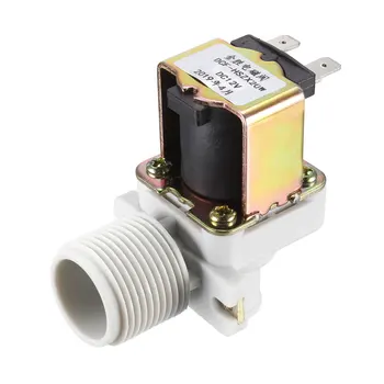 

uxcell G3/4 Water Solenoid Valve DC 12V N/C Normally Closed Male Thread Outlet Valves