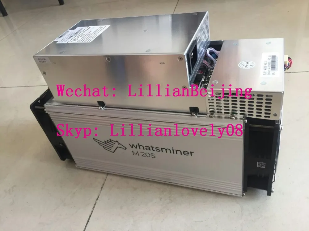 Сток WhatsMiner M20S 68T Майнер M20S Sha256 Майнер Asic BTC BCH BCC горная машина PSU мощность