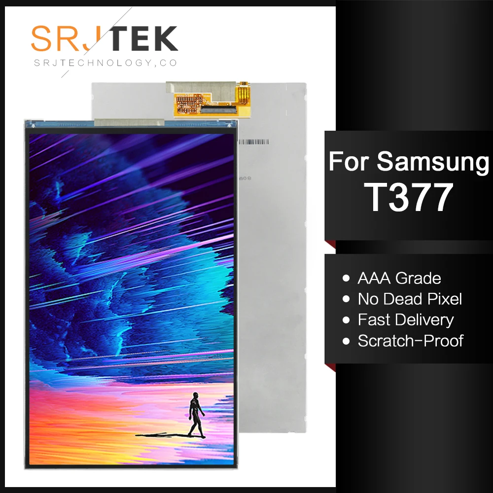 Srjtek 8 "ЖК-дисплей для Samsung Galaxy Tab E 0 T3777 T377 ЖК-дисплей Матрица экран планшетный ПК