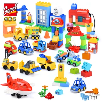 

6 Style Classic Big Size Building Block City Series DIY Blocks Assembly Bricks Boys Girls Building Toys For Children Gift