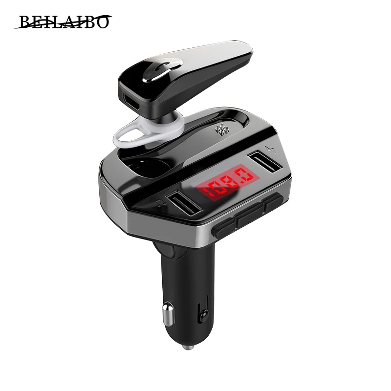 V-6, беспроводная bluetooth-гарнитура, Автомобильный MP3-плеер, fm-передатчик, автомобильный bluetooth-комплект, свободные руки, ЖК-дисплей, обнаруживаемое напряжение батареи