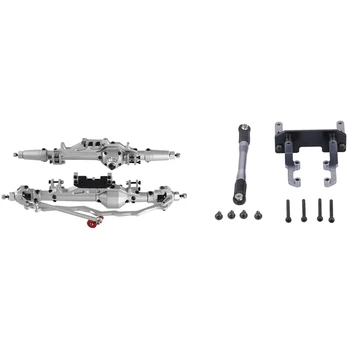 

Axle for 1/10 Climbing Car Axial RR10 WRAITH 90018 Silver & Metal Axle Servo Base Stand with Steering Link Rod