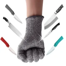 Высокопрочные перчатки с защитой от порезов, рабочие перчатки для кухни, устойчивые к порезу, защитные перчатки, уровень 5, HPPE, устойчивые к порезу, ударопрочная металлическая сетка