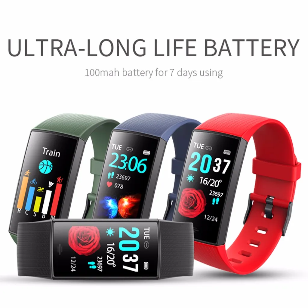 

CY11 Smart Wristband Watch Waterproof Smart Bracelet Heart Rate Blood Pressure Watch Bracelet Monitor Bluetooth Sport Wristband