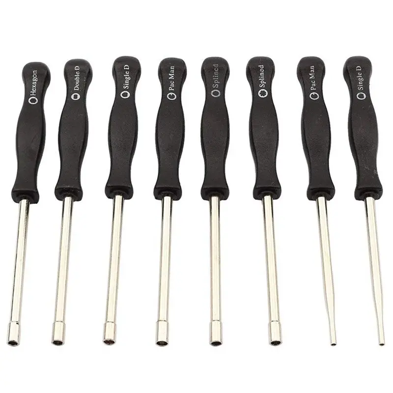 Top-(Pack of 8) Carburetor Adjustment Tool Screwdriver+ Carburetor Cleaning Kit+ Carrying Case for Common 2 Cycle Small Engine
