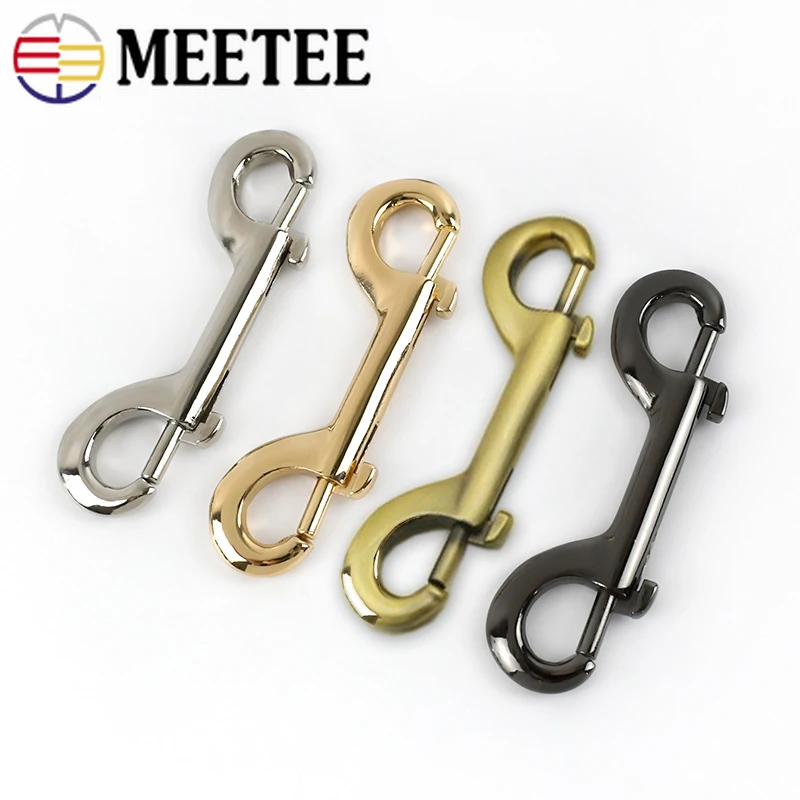 Meetee 2/4 Uds hebillas metálicas para bolsos gatillo giratorio cierre gancho bolso Collar de perro mochila piezas para mochilas BF168 AliExpress Hogar y jardín