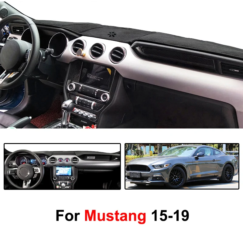 Xukey для леворульных автомобилей для Ford Mustang приборной панели крышки Dashmat Даш Мат Pad козырек от солнца приборная панель Крышка