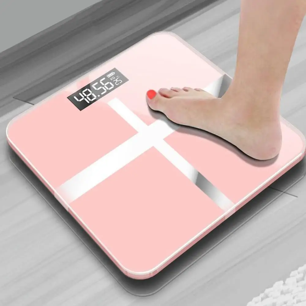 

Large Screen Household Electronic Scale Bathroom Body Scale USB Charging LCD Digital Display Automatic Induction Weight Scale