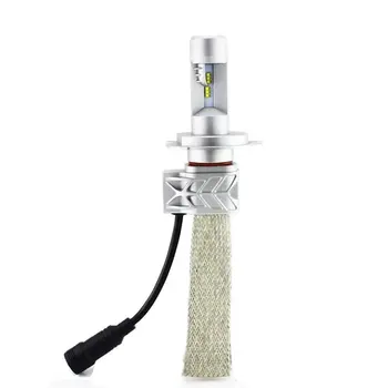 

KIT Car LED HEADLIGHT H4 H1 CANBUS CONVERSIONE Headlight LAMPADA TIPO H7 12/24 VOLT 12000LM No Fan Copper Belt LUMILEDS ZES Chip