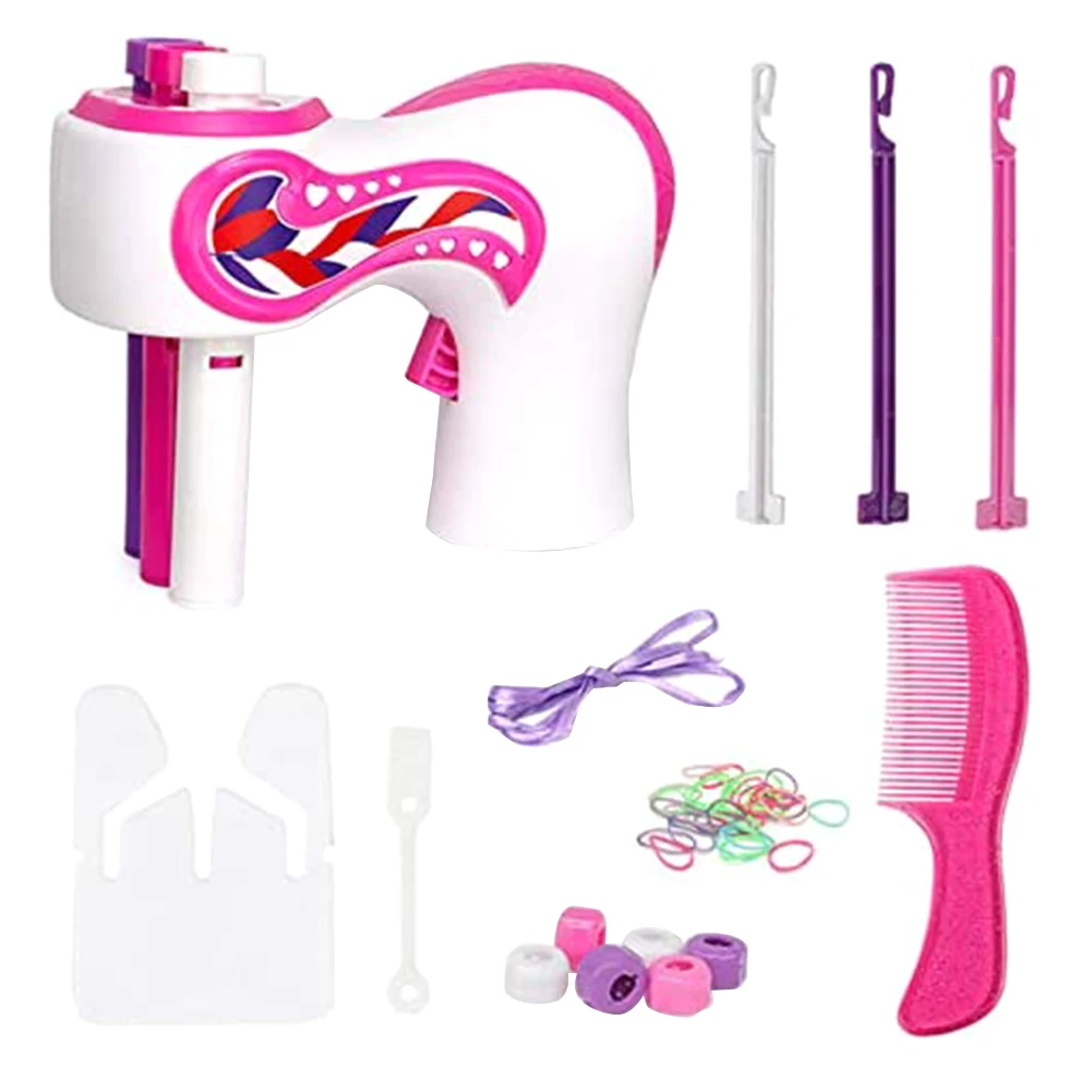 In Stock Electric Automatic DIY Hair Knitting Machine Braid Tools Twist Roll Twisted Xmas Girl Gift | Красота и здоровье