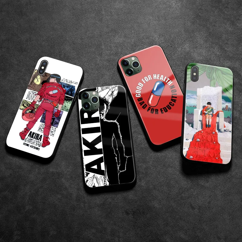 Пленка Akira 1988 с аниме рисунком мягкий силиконовый чехол из закаленного стекла для