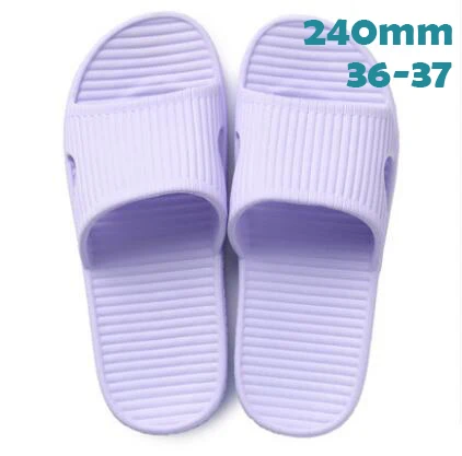 purple-36 Xiaomi Mijia/тапочки; мягкие женские и мужские сандалии для купания; детская повседневная обувь; нескользящие домашние тапочки для душа - Цвет: purple-36