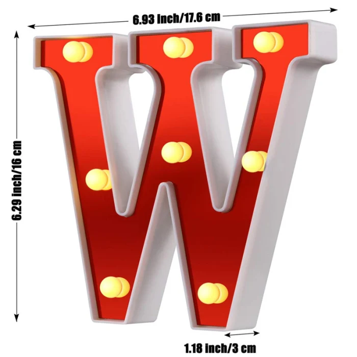 Красная Пластиковая буква светодиодный ночник Marquee знак Алфавит лампы для дома клуба наружные вечерние свадебные украшения дома GQ
