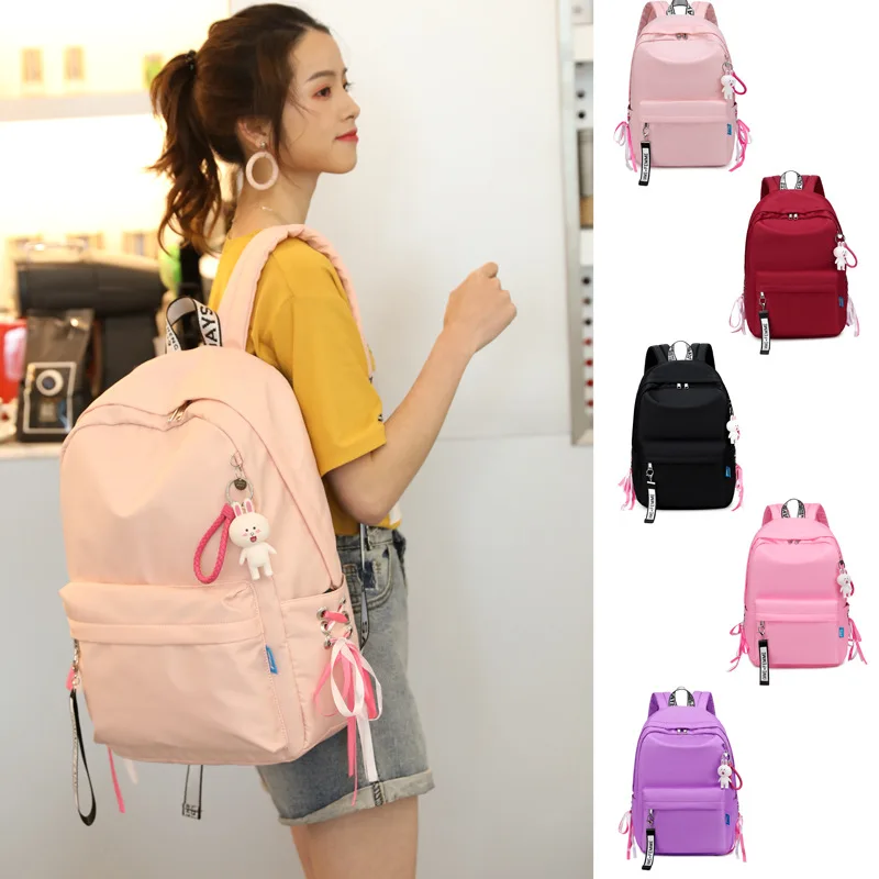 

2019 Student School Bag Source Factory Customizable Non-Logo Cross Border Taobao a Generation of Fat Korean-style Origional Back