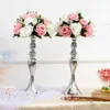 Offres Spéciales!!! Nouveauté en métal bougeoir support fleurs Vase chandelier mariage maison Table décor en gros livraison directe ► Photo 2/6